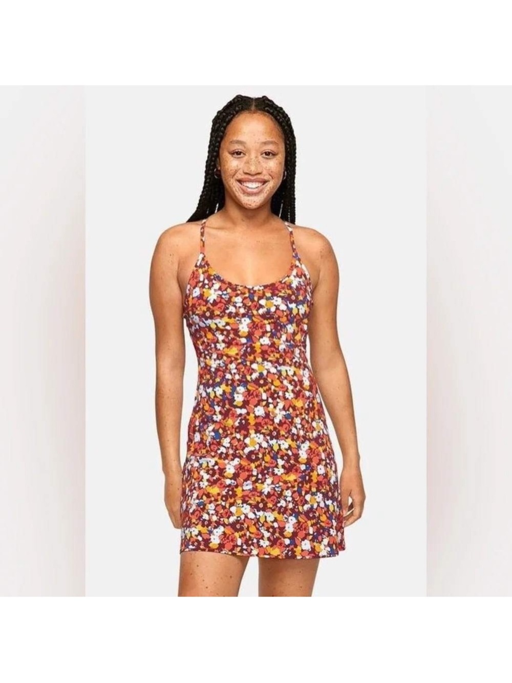 Outdoor Voices Paprika Blooms Exercise dress